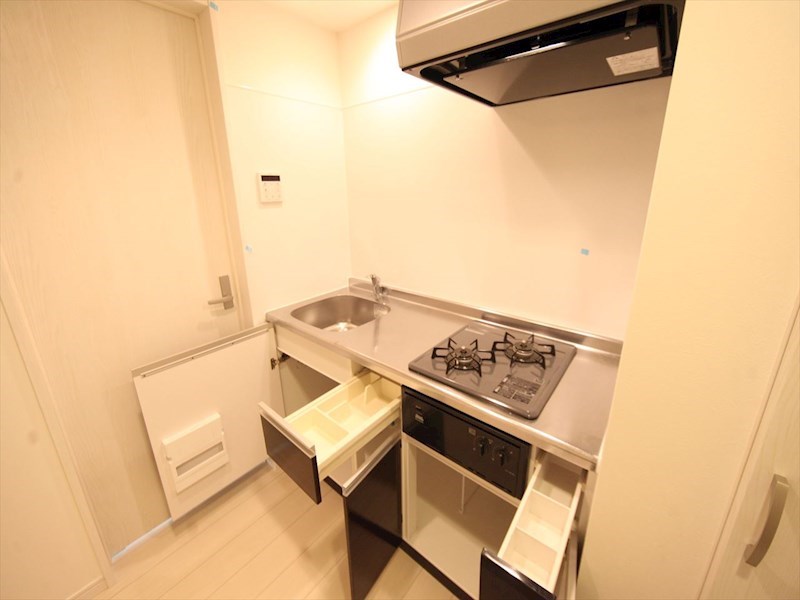 キッチン　システムキッチン（ガス2口コンロ付）