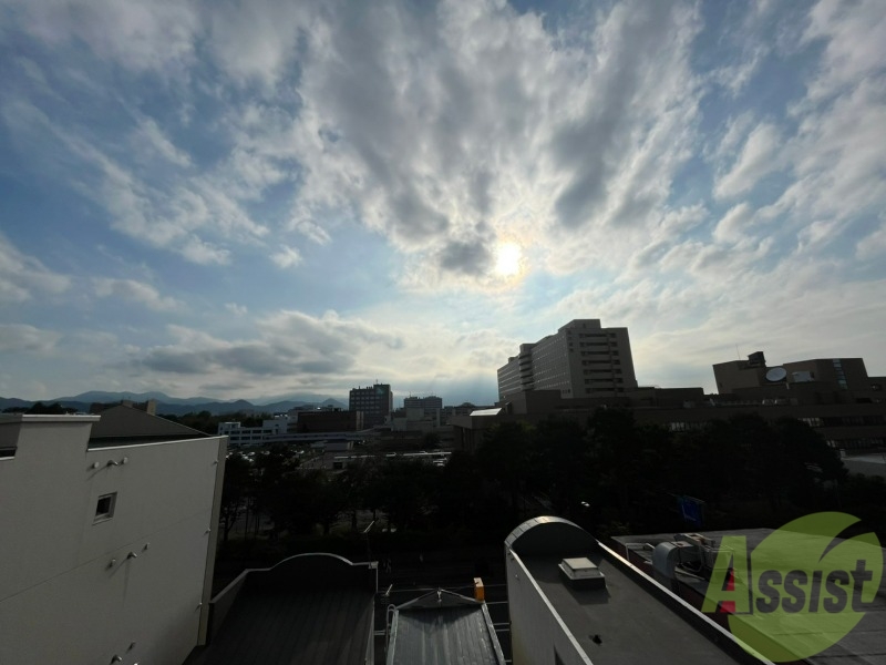 眺望　眺望です。高い建物がなくて見晴らしがよいですね！