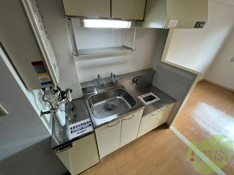 キッチン　キッチンは調理スペースもあり料理がはかどりそうです。