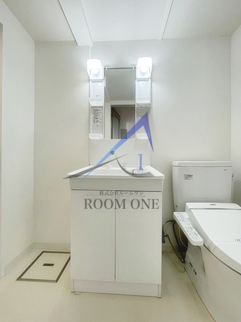 洗面設備　洗面台です。