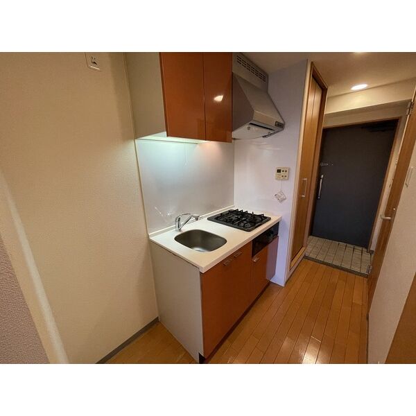 キッチン　※写真は同じマンションの違う部屋のものになります。反転タイプ