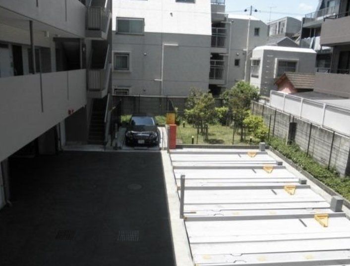 駐車場　眺望