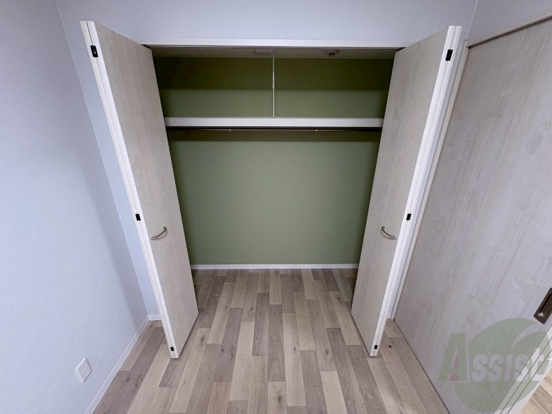 収納　収納もバッチリあるのでお部屋が片付きますよ！