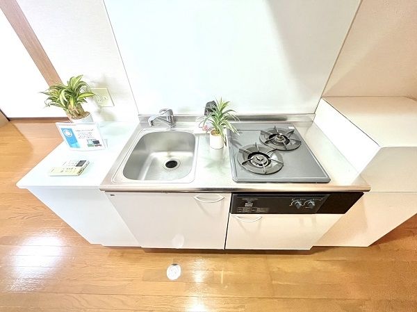 キッチン　※モデルルームの為備品等は付きません。