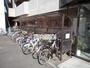 眺望　屋根付きの駐輪場♪