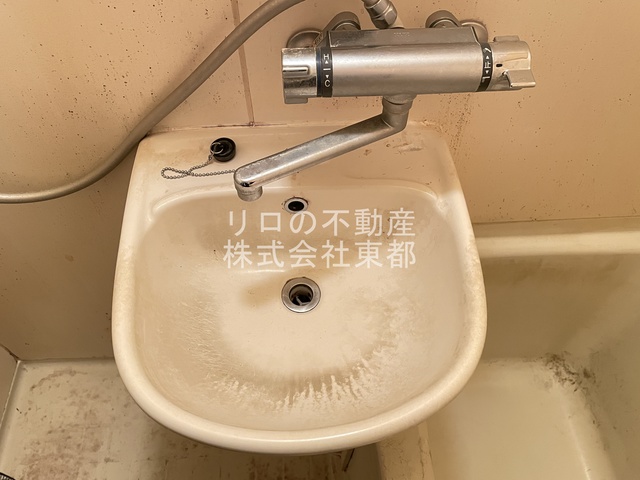 洗面設備　洗面ボウルと鏡もございます☆