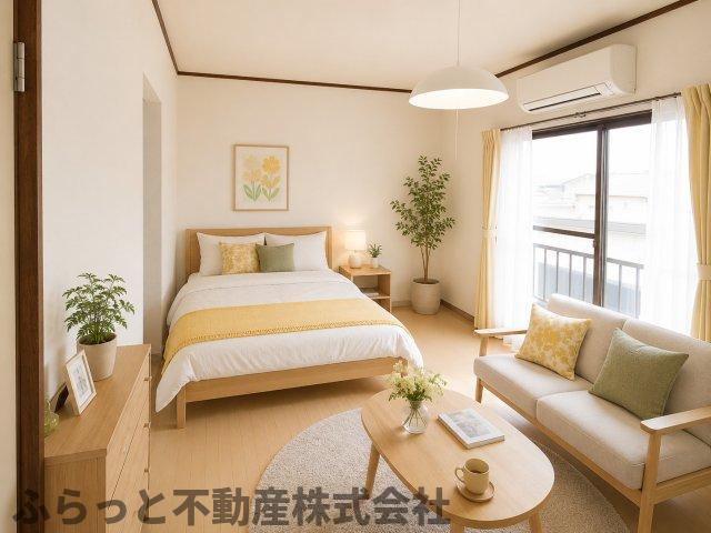 居室・リビング　家具・家電はAIによるイメージとなります