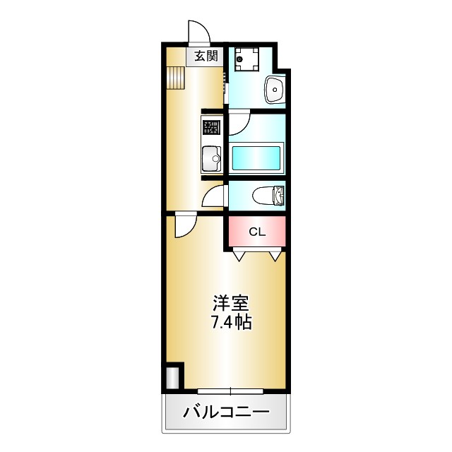 エスティハイム20の間取り写真