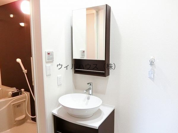 洗面設備　同型使用写真！