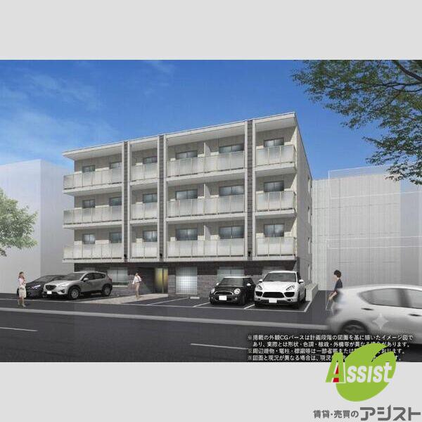 建物外観　外観予想パース　札幌市中央区北一条西「ヴィレッジ円山テラス」