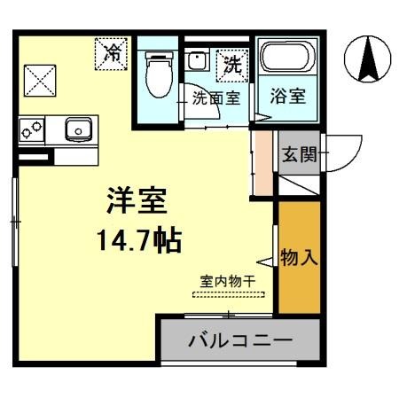 スカイフィールド C棟の間取り写真