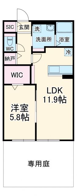 aruROOM高林の間取り写真