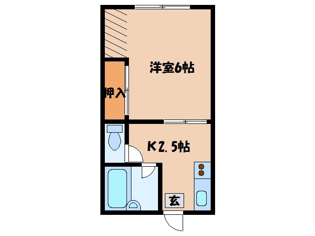 ユースハイツの間取り写真