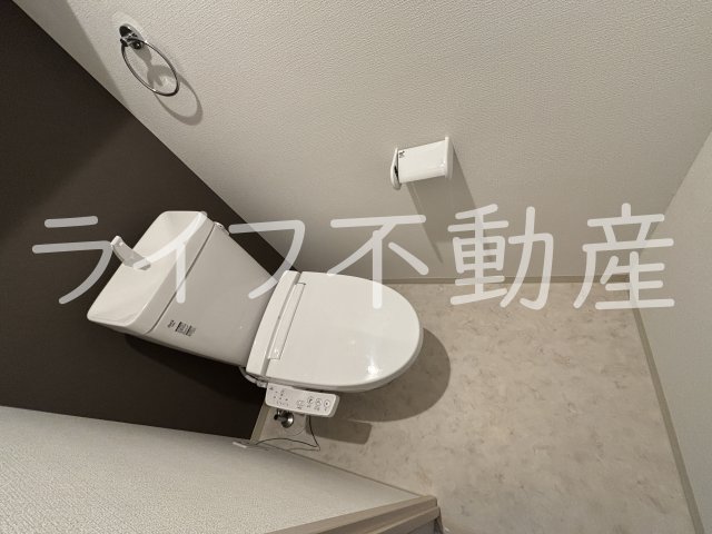 トイレ　ゆったりとした空間のトイレです