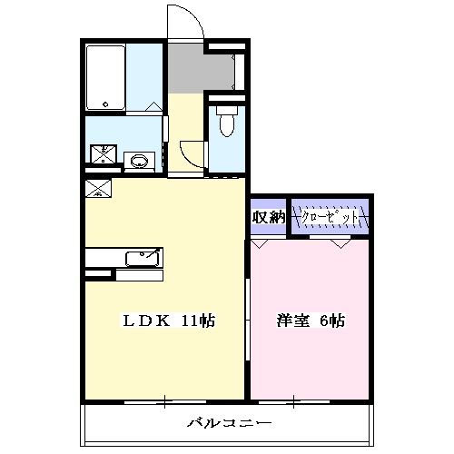 ニューランホープの間取り写真