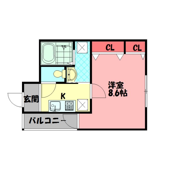 フジパレス千林大宮の間取り写真