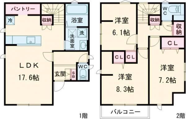 Kolet八王子大和田町♯04の間取り写真