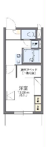 レオパレスヴィルヌーブ川崎Bの間取り写真