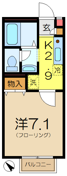 マルメゾンの間取り写真