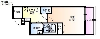フジパレス喜連瓜破II番館の間取り写真