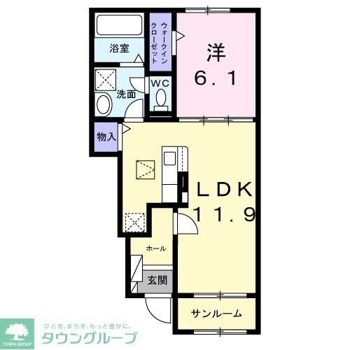 グランテラス Vの間取り写真
