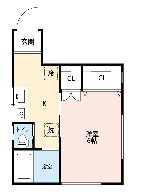 アルファンサー菊名の間取り