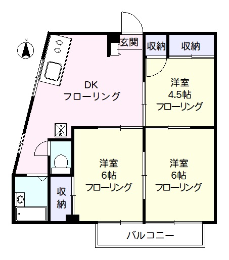 シントミプラザ綾瀬の間取り