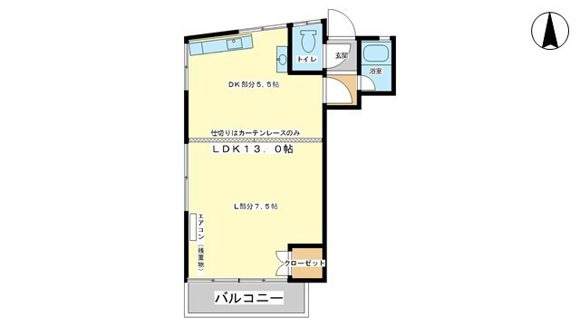 東口ハイツの間取り