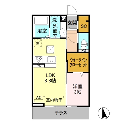 D-room宮田東の間取り