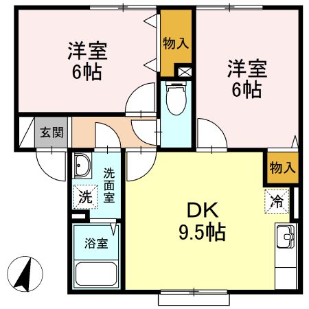 セジュール今の間取り