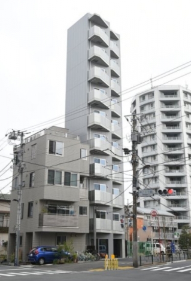 墨田区押上のマンションの建物外観