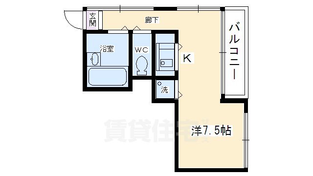 クリーンリビング四条大宮の間取り