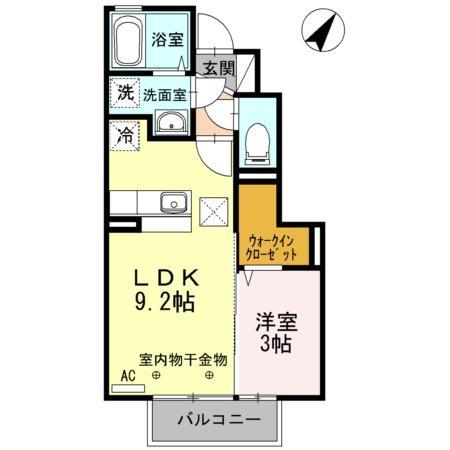 タイムズパークＴＫの間取り