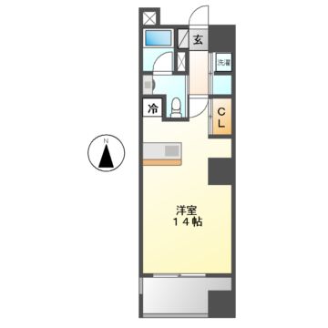 名古屋市中川区昭和橋通のマンションの間取り