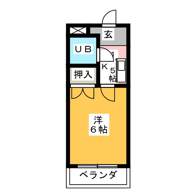 ムーブイン東海通の間取り