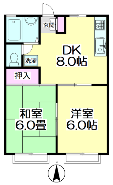 サニーイコーの間取り