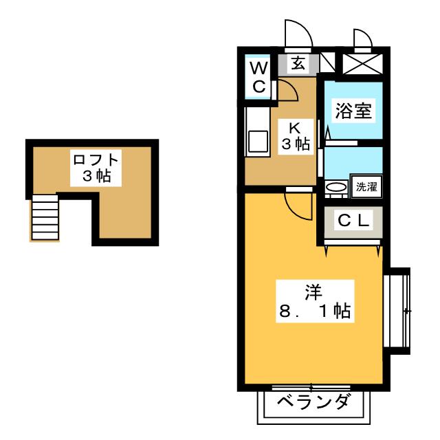 ル・ソレント朝日町の間取り