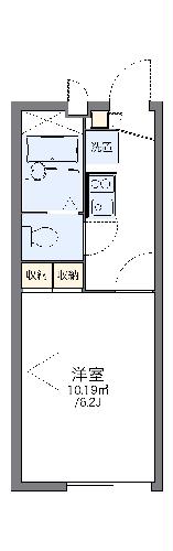 レオパレスハーモニーの間取り