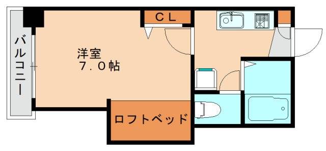 福岡市東区松香台のマンションの間取り