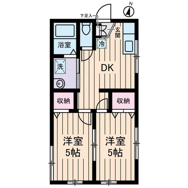 杉並区本天沼のマンションの間取り