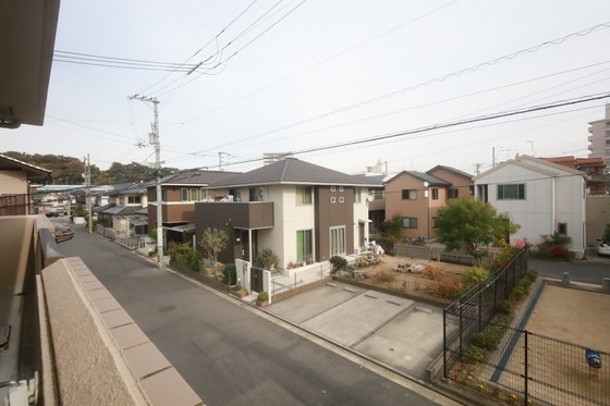 【広島市中区江波二本松のマンションの眺望】