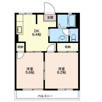 サニーハイツ高橋の間取り