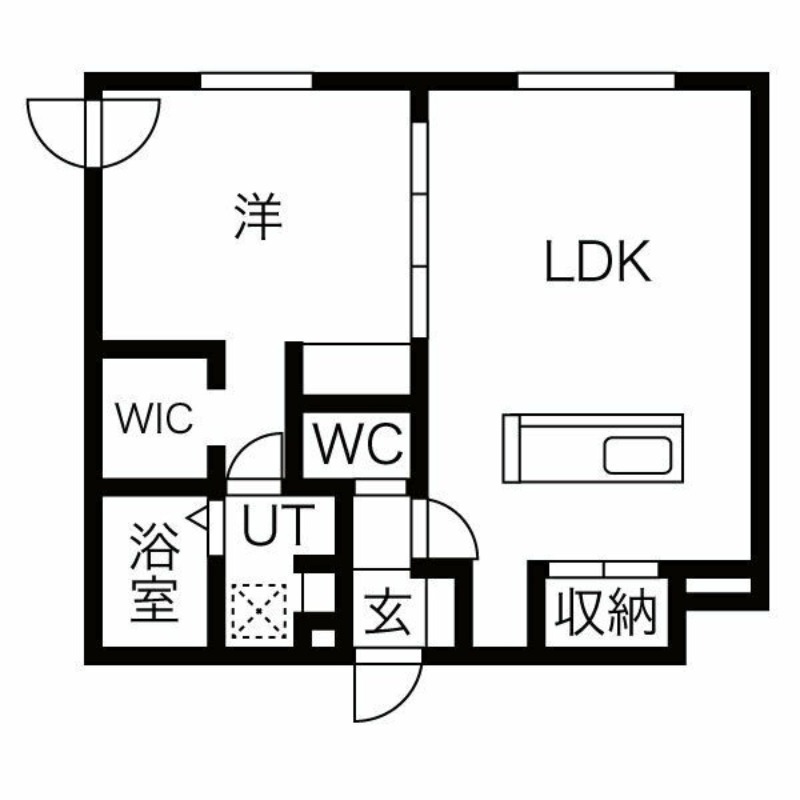 【R-fino札幌桑園の間取り】