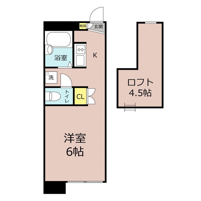 【松戸市東松戸のアパートの間取り】