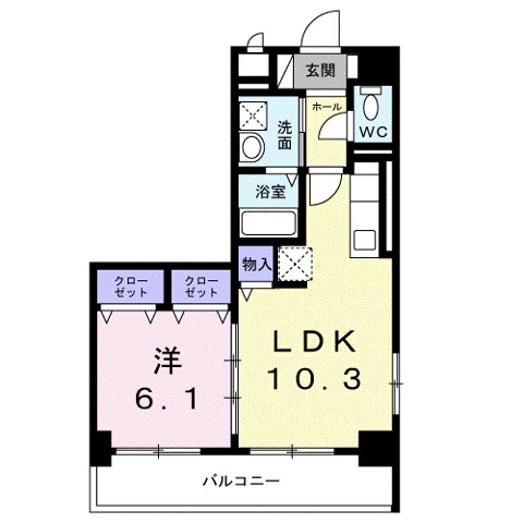 播磨田町マンションの間取り