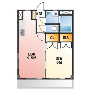 コーポ小野　第3の間取り