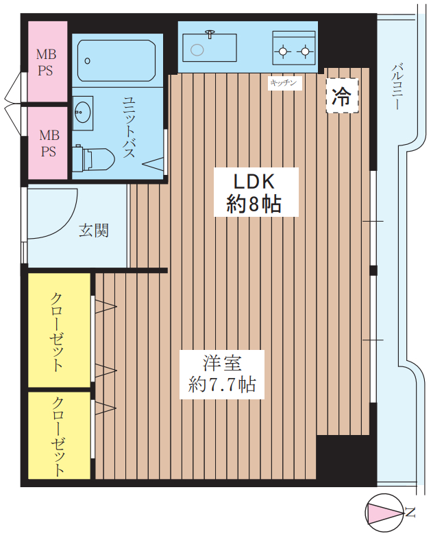 プラザ新大阪の間取り