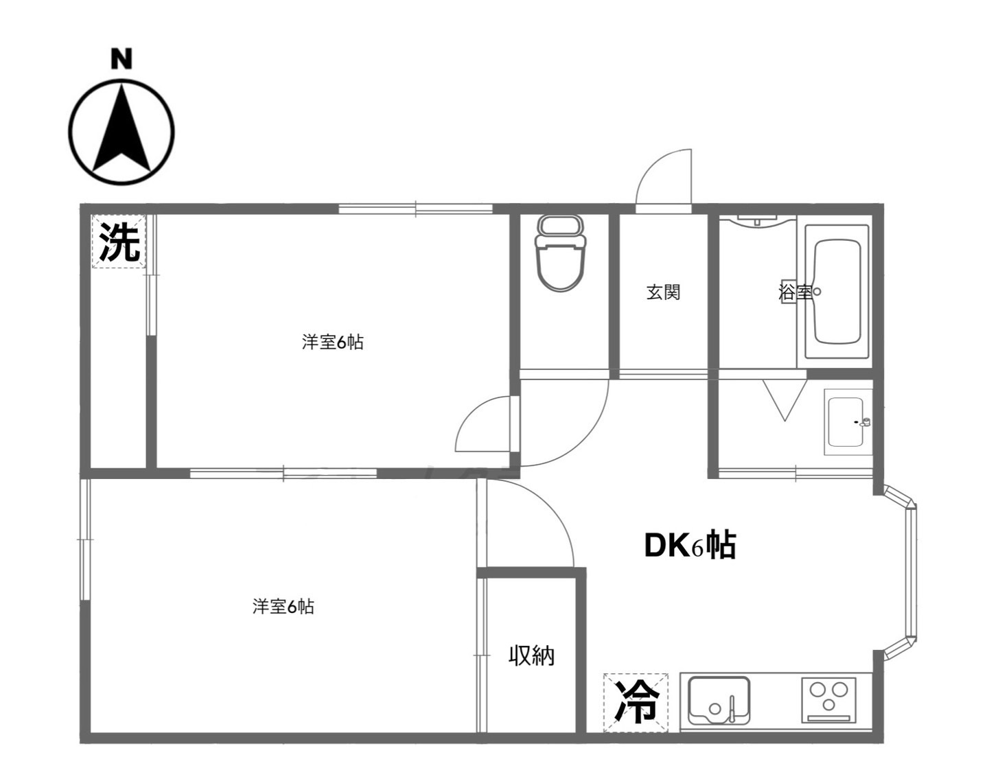 ルナコートIの間取り