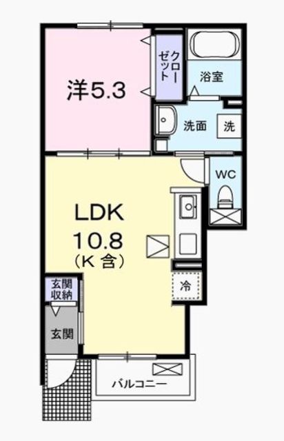 ヌールハリーフ　プラムの間取り