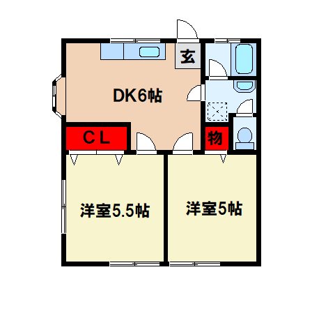 イーストニュータウンIIの間取り